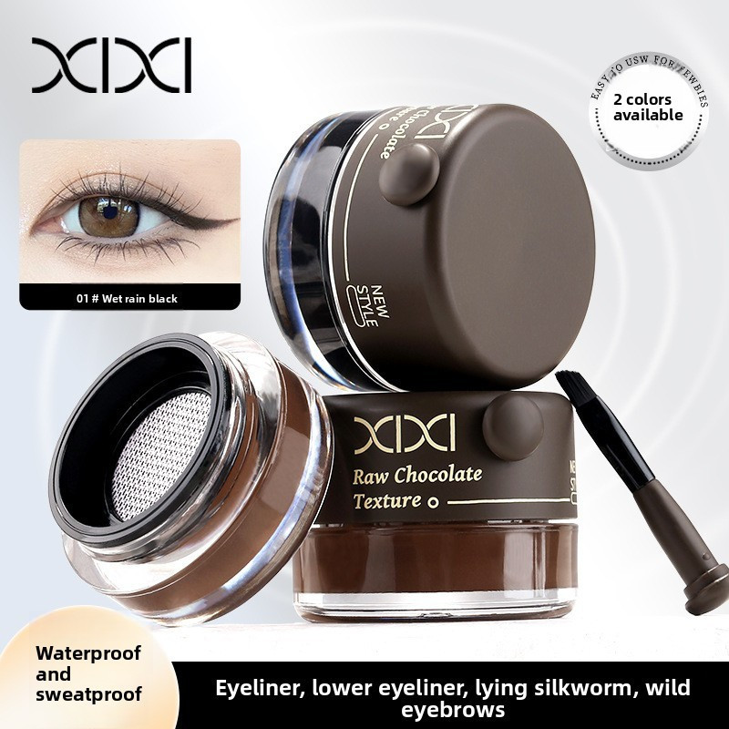 Xixi Kem Kẻ Mắt Dạng Lọ Mềm Mịn Dễ Kẻ Lên Màu Đều Chống Nước Không Lem Lâu Trôi Tự Nhiên D766