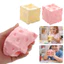JVSUB Jumbo Cheese Cube Quả bóng căng thẳng, Đồ chơi xoay phô mai có thể định hình chống căng thẳng, kết cấu mực chống vỡ ASMR Đồ chơi căng thẳng giác quan Quà tặng sinh nhật