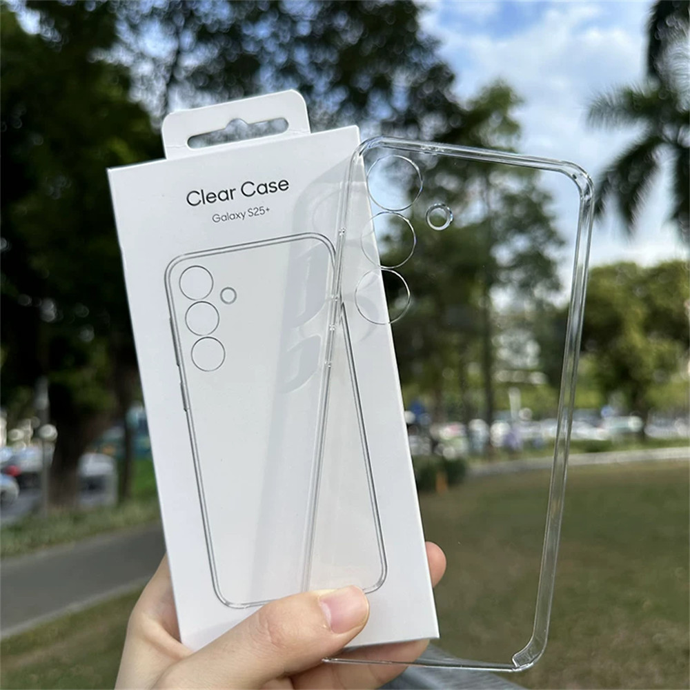 Dành Cho Chính Hãng Trong Suốt Dành Cho Samsung Galaxy S26 S25 S24 S23 Ultra Plus S23FE S25U S26U Vỏ Bảo Vệ Điện Thoại Trong Suốt Chống Sốc