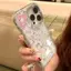 Mặt Nạ Hoa Anh Tú Cao Cấp 16 Ốp Lưng Iphone 17 Đính Đá Nhấp Nháy 14/13/11 Pro