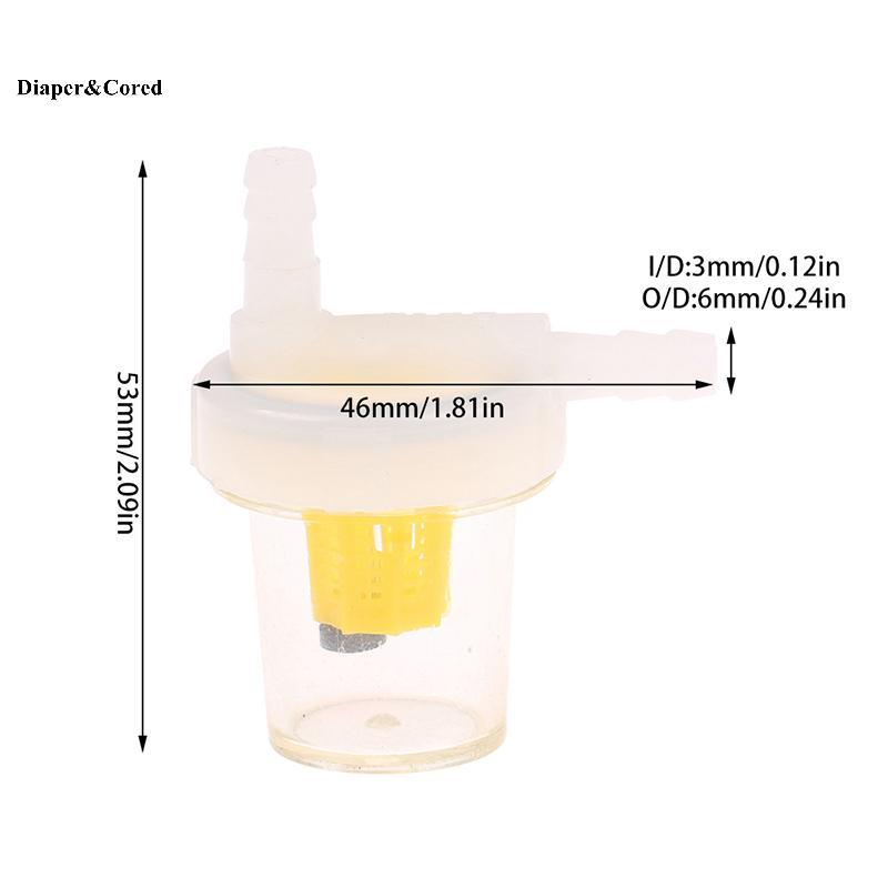 Bộ lọc nhiên liệu xăng xe máy DIAPER & CORED 1 / 4 "6mm - Phù hợp với tất cả xe máy 1 / 4 inch (6mm) Dòng nhiên liệu YTH