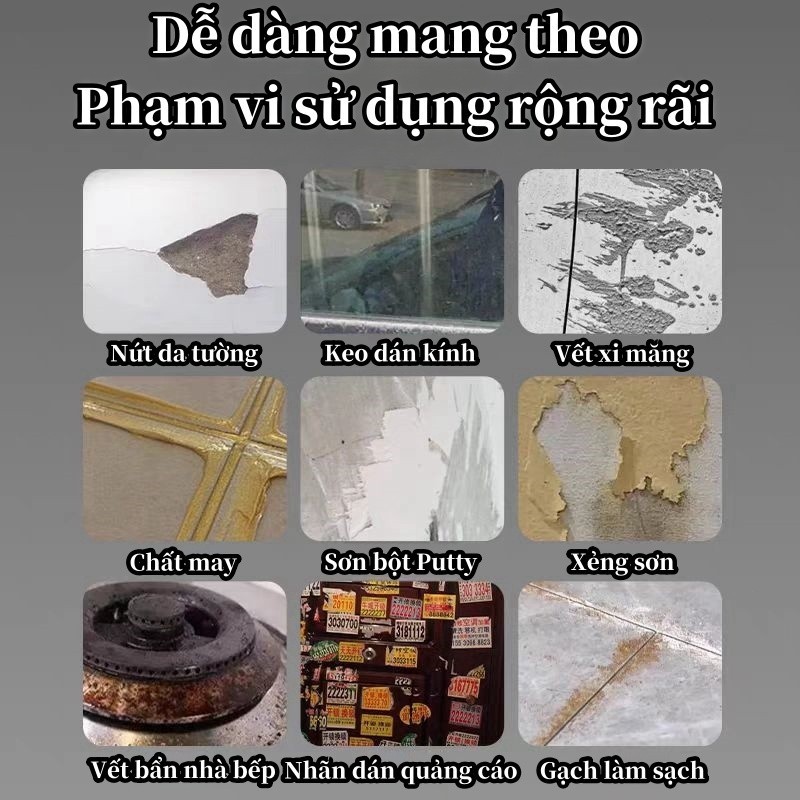 【COD】Dao cạo vệ sinh đa năng bằng thép không gỉ, thiết kế sắc bén, dễ dàng loại bỏ sơn, keo và các vết bám trên bề mặt.