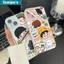 Ibumpers Ốp Điện Thoại OnePieces Anime Hoạt Hình Dễ Thương Trong Suốt Bảo Vệ Mềm Cao Cấp Vỏ Chống Sốc Cho iPhone 11 12 13 14 15 16 17 Pro Max IP 7 8 Plus X XS XR
