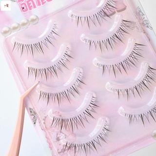 Lông mi giả Fluffy C-Curl tự nhiên - Dây đeo trong suốt để chụp ảnh hàng ngày