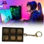 Treeling Sáng Tạo 6 Chìa Khóa Bàn Phím Đồ Chơi Pha Lê Keycap Móc Khóa Giảm Căng Thẳng Đầu Ngón Tay Tiện Ích Giải Nén Đồ Chơi Clicki