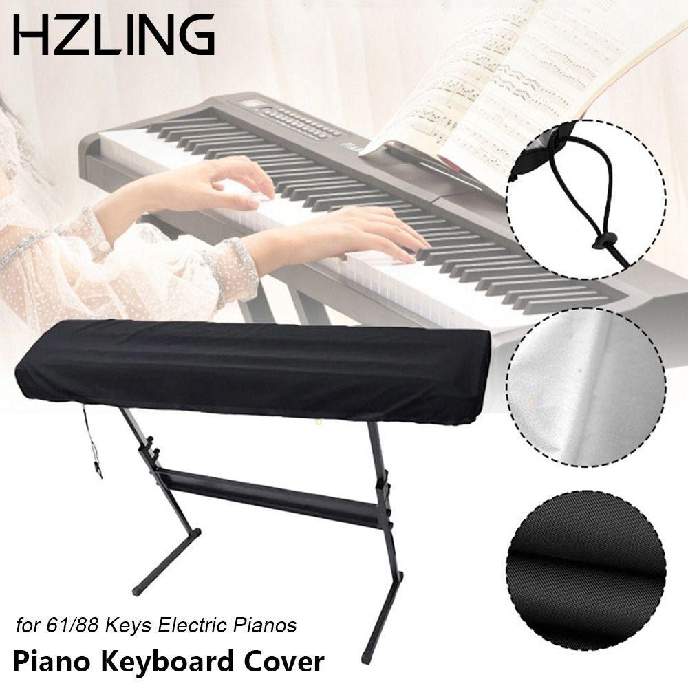 HZLING 1 Chiếc Vỏ Đàn Piano, 61 / 88 Phím Bàn Phím Vải Chống Bụi, Vỏ Bàn Phím Đàn Piano Có Thể Gập Lại Chống Bụi Chống Nước Cho Đàn Piano Điện Kỹ Thuật Số