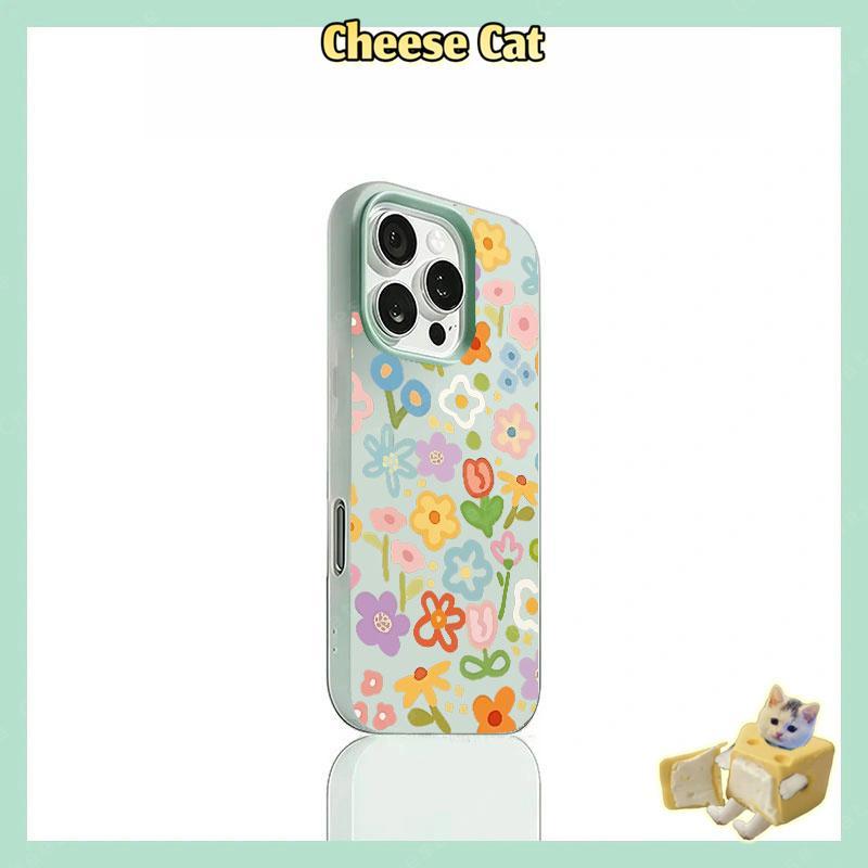 Hoa Vỏ điện thoại dành cho iPhone 14 15 16 13 12 11 Pro Max Xs Max XR 17 Air Vỏ iPhone màu hồng
