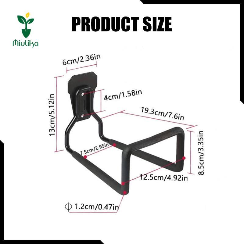 Miulika Vườn Vòi Giữ Tổ Chức Thép Carbon Dễ Dàng Lắp Đặt Chắc Chắn Móc Treo Vòi Móc Ống Cuộn Móc Cho Sân Vườn Ngoài Trời Nhà Để Xe
