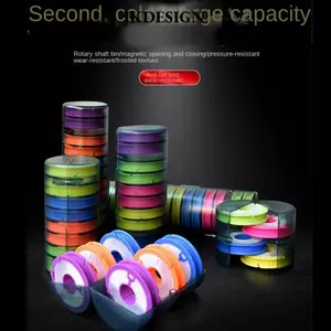 JKDESIGN Hộp Dây Chính Silicon Cho Câu Cá, Cuộn Dây Màu Cánh Hoạ Tây, Phù Hợp Lắp Đặt Mồi Năm 2024, Kích Thước Dây 4-16 lbs