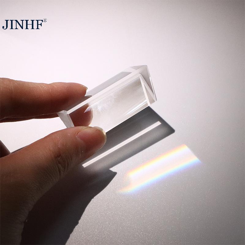 Lăng kính kính kính giáo dục JINHF - Phản xạ quang phổ, Công cụ giảng dạy và chụp ảnh lý tưởng, Món quà hoàn hảo dành cho những người đam mê khoa học HOT