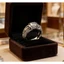 Nhẫn zircon cổ điển châu Âu và Mỹ, cá tính, thời trang cho cả nam và nữ