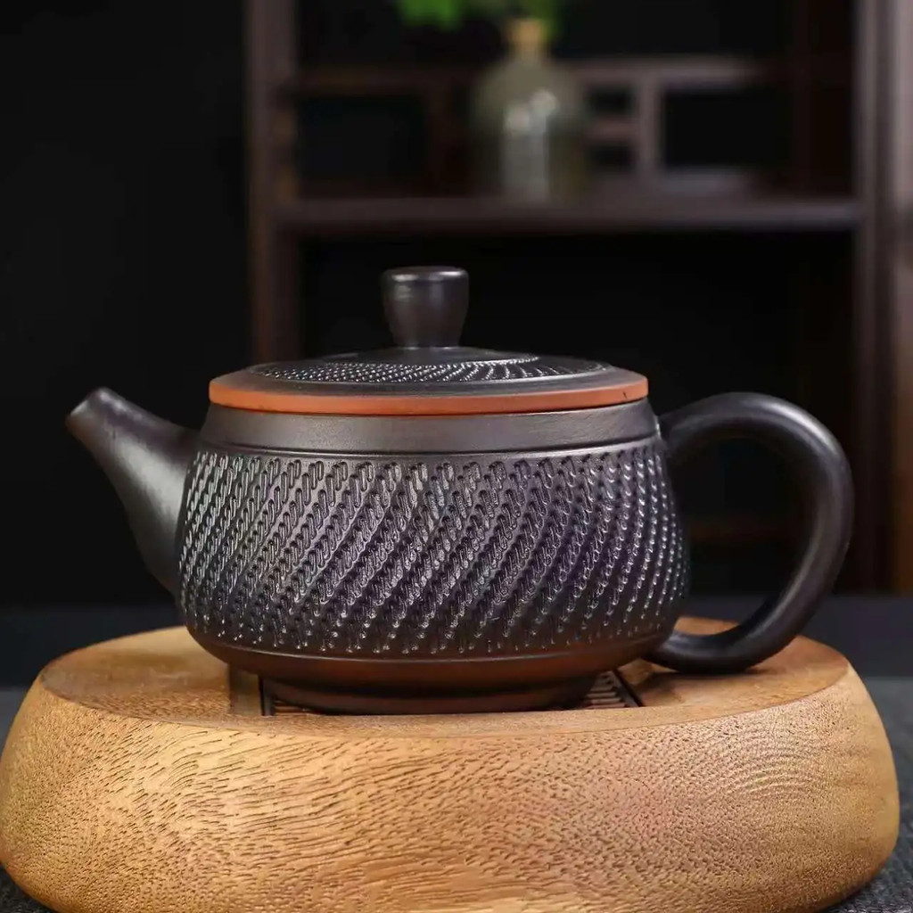 Nồi Phongming Gốm Tím 300ml Bộ Trà Cao Cấp Trung Quốc Retro Kung Fu Ấm Trà