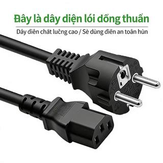 Dây nguồn pc 1.5m lõi đồng ,dây nồi cơm điện hàng chất lượng.phukienvtq Máy tính để bàn/ Máy in/Máy quét/Máy photocopy