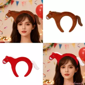 Mũ nón hình ngựa vải co giãn - phụ kiện tóc thời trang cho bé