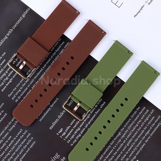 16-24mm Rosegold Pin Khóa Dây Đeo Đồng Hồ Silicon Chống Thấm Nước Cho Thể Thao Thay Thế Nam Nữ Dây Đeo Đồng Hồ Vòng Tay