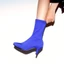 VNMZG34-39 Kích Thước Lớn Vải Co Giãn Mỏng Hơn Nhìn Stiletto Tất Thời Trang Giày Bốt Giữa Ống Giày Martin Tay Mũi Nhọn Thời Trang Sàn Catwalk Khiêu Vũ