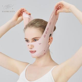 [hatheaven] Đai nâng cơ V-Line hai mặt, băng giảm béo cằm, dây đeo mặt nạ mỏng cho khuôn mặt thon