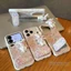 Ốp Điện Thoại Hình Thỏ Hoa Hoạt Hình Dễ Thương Cho iPhone 17 16 15 14 13 12 11 Pro Max X Xr Xs Max 7 8 Plus SE2020