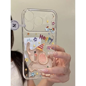 Bức tranh sơn dầu sáng tạo được áp dụng cho iPhone17/16PROMAX vỏ điện thoại di động iPhoneAIR transparent 15/14/13xr/xsm