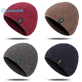 < zhuliye246 > Mũ dệt kim mùa đông nam co giãn mềm mại Beanies Thoải mái ấm áp SlouchyHat cưỡi ngựa ngoài trời dệt kim cho nữ