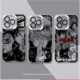 Ốp Lưng Anime Jujutsu Kaisen Thoáng Mát Cho Realme C75 C51 C53 C55 C35 C31 C61 C63 C20 C21Y C25Y C12 5 6 Pro 5i 6i Note 50 60 NARZO50 60 Vỏ Điện Thoại Di Động Hoạt Hình Mềm Trong Suốt