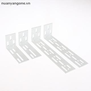 Nuanyangone.vn 1 / 2 Cái Giá Treo Tường Chất Lượng Cao Phụ Kiện Phần Cứng Cho Rèm Điện Tử Đơn / Đôi Đường Sắt Bên Gắn Chân Đế Theo Dõi Cực Mới