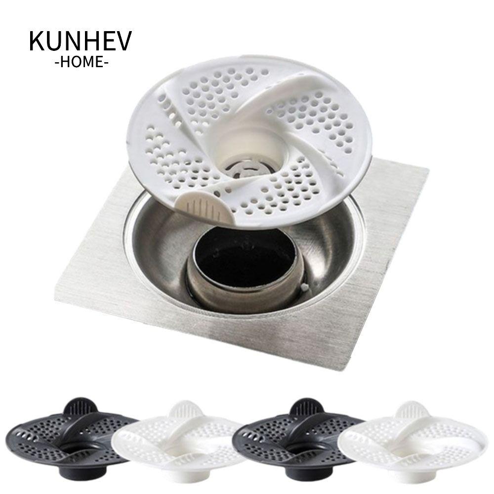 KUNHEV 3 Ống thoát nước sàn, Nắp thoát nước chống lỗi xoay, Thiết kế lưới chống tắc Vortex Bộ lọc chống tắc nghẽn Sử dụng trong gia đình