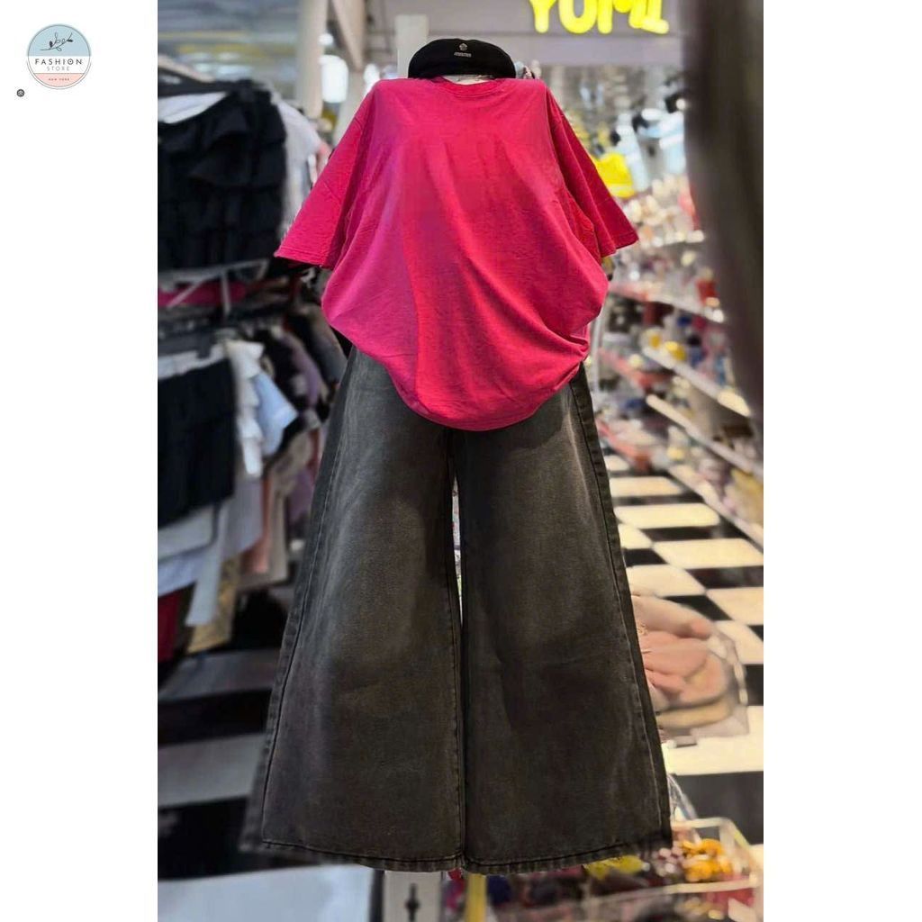 Áo phông cotton thụng phong cách Hàn Quốc,  đang xả hàng hình nơ-quanao94