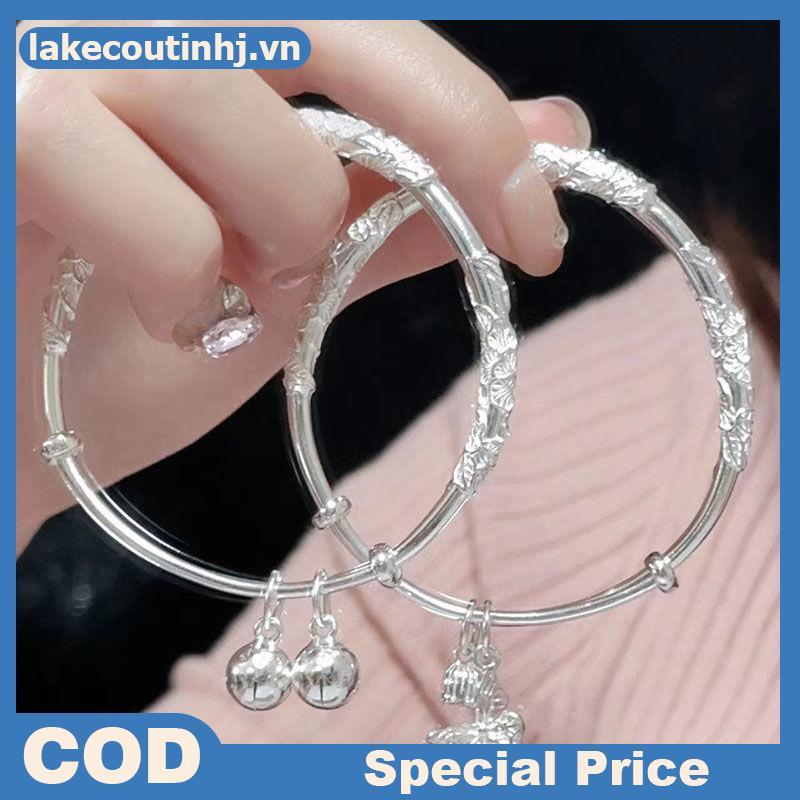 Lu Bạc Nữ Đầy Đủ Hoa Vòng Tay Ánh Sáng Sang Trọng Mở Có Thể Điều Chỉnh Vòng Tay Nữ Trang Sức Phụ Kiện
﻿ Thai