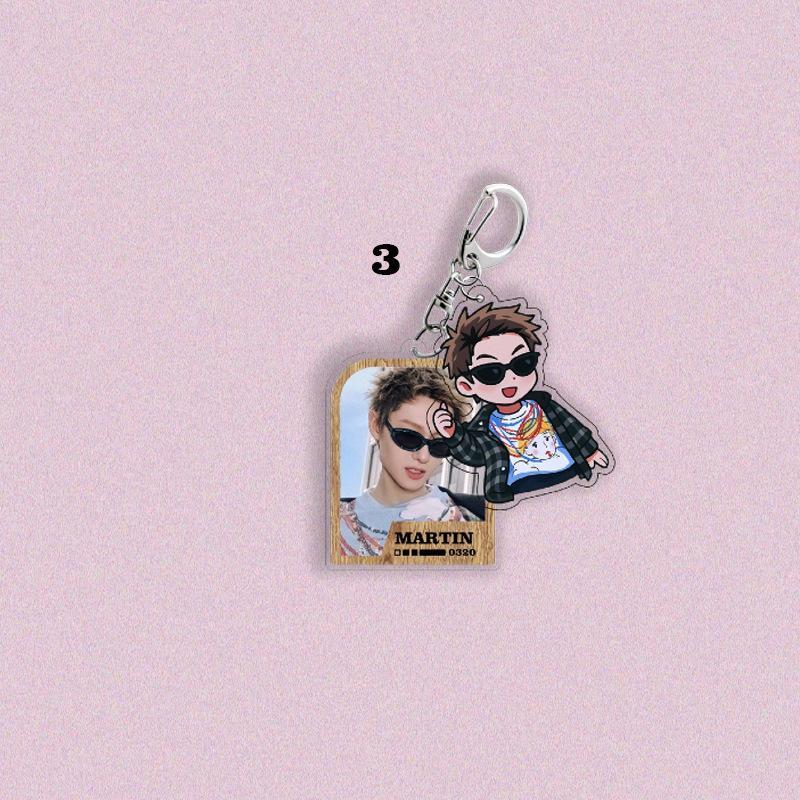 Kpop Korean Boy Band Keychains Idol Keychains for Bags Party Favors Gifts K Pop Keyrings on The Phone Kpop Stuff