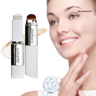 Cửa hàng tốt nhất| Kem nền dưỡng ẩm Stick Brightening Foundations Stick 13g Double Head Color Changing Foundation Stick with Brush – Dưỡng ẩm nhẹ cho da cho Đông Nam