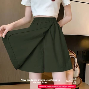 Quần Short Nữ Dáng Rộng Lưng Cao Thích Hợp Mùa Hè