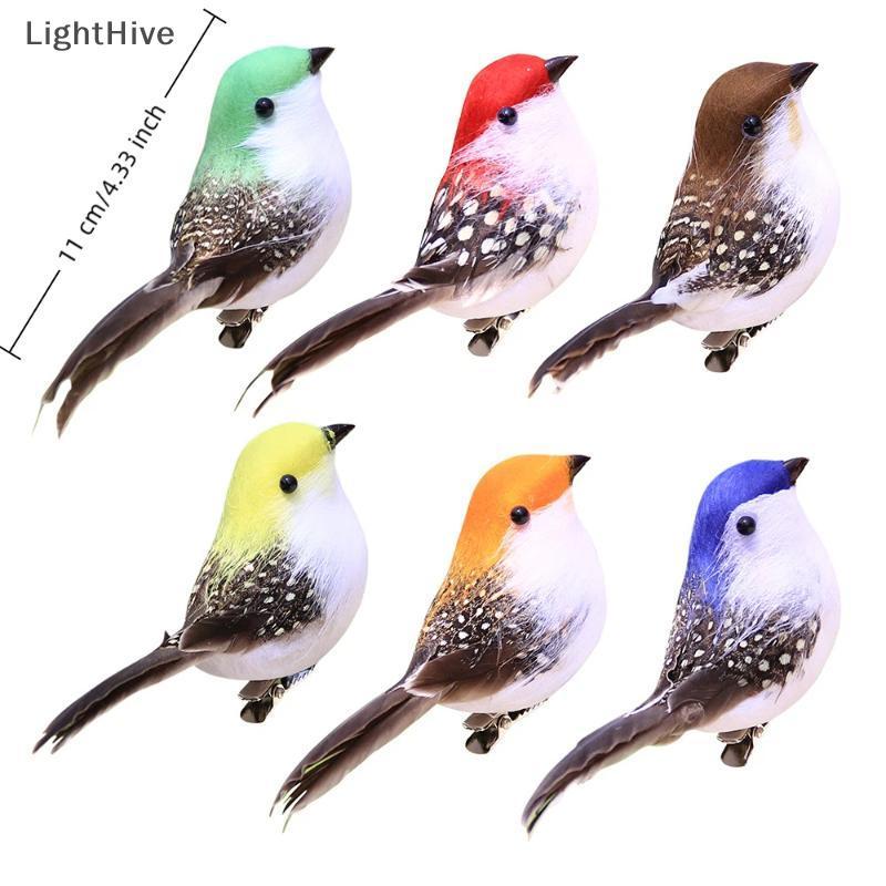 [LightHive] 3 / 6 Cái 3D Thủ Công Giả Chim Lông Xốp Nhân Tạo Chim Trang Trí Tiệc Sinh Nhật Trang Trí Nhà Vườn Trang Trí Đám Cưới (TH)