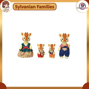Sylvanian Families Doll - Giraffe Family - FS-40 - ST Mark Certified - For Ages 3 and Up - Toy Dollhouse - EPOCH