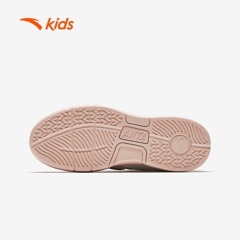 ANTA Kids Giày Sneaker Thời Trang Đế Bằng Bé Gái Microbread  Êm Nhẹ Thoáng Khí A22538035