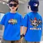 Robot Hình In, Thanh Toán Nhận Khi, Dáng Rộng Áo Thun, 100% Cotton, 3-14 Tuổi, Mùa Hè