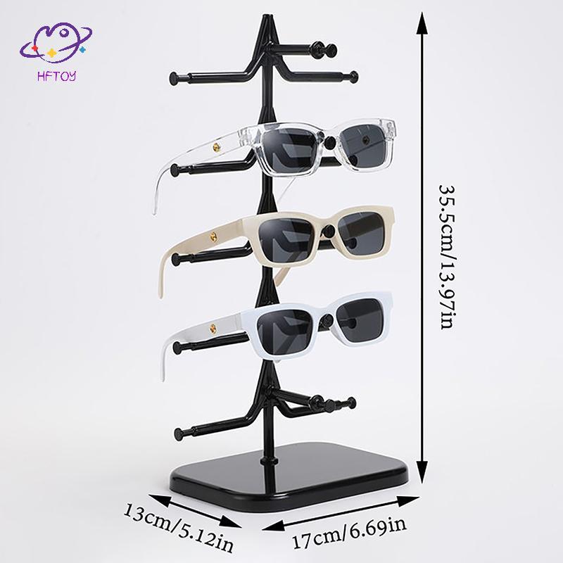 HFTOY Kính Mát Nhựa Hiển Thị Ra Giá Đỡ Kính Mắt Giá Đỡ Bảo Quản Kệ Kính Nhà Tổ Chức Tiết Kiệm Không Gian Kệ ~