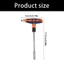 KIKIN Strong T Bar Cờ lê Thép cứng có thiết kế tay cầm tiện dụng Dụng cụ bảo trì ô tô Cờ lê T chống rỉ sét