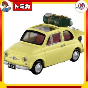 Takara Tomy Tomica Premium Unlimited No.05 Lupin III: Castle of Cagliostro Fiat 500 Die-Cast Mini Car Toy – Ages 6+