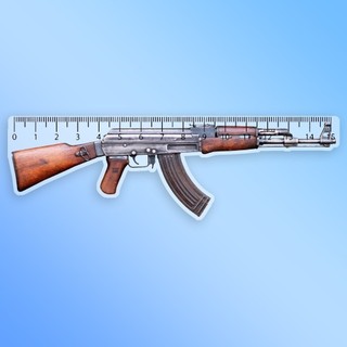 Mô hình Thước Kẻ Học Sinh 15cm In Free Fire Cs Go Counter Strike Cf Game Hành Động-ĐH