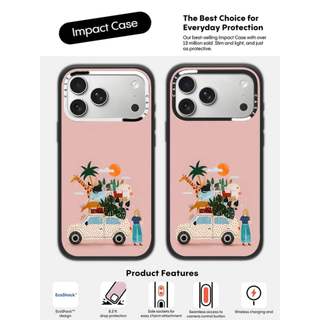 CASECASE X Tự Lái Xe tour Ốp Lưng Máy Ảnh Trắng Vòng Phiên Bản Mờ Đen Cứng Hút Từ Tính Tác Động Dành Cho Apple IPhone 13 14 15 16 17 Pro Max Air Plus Có Hộp