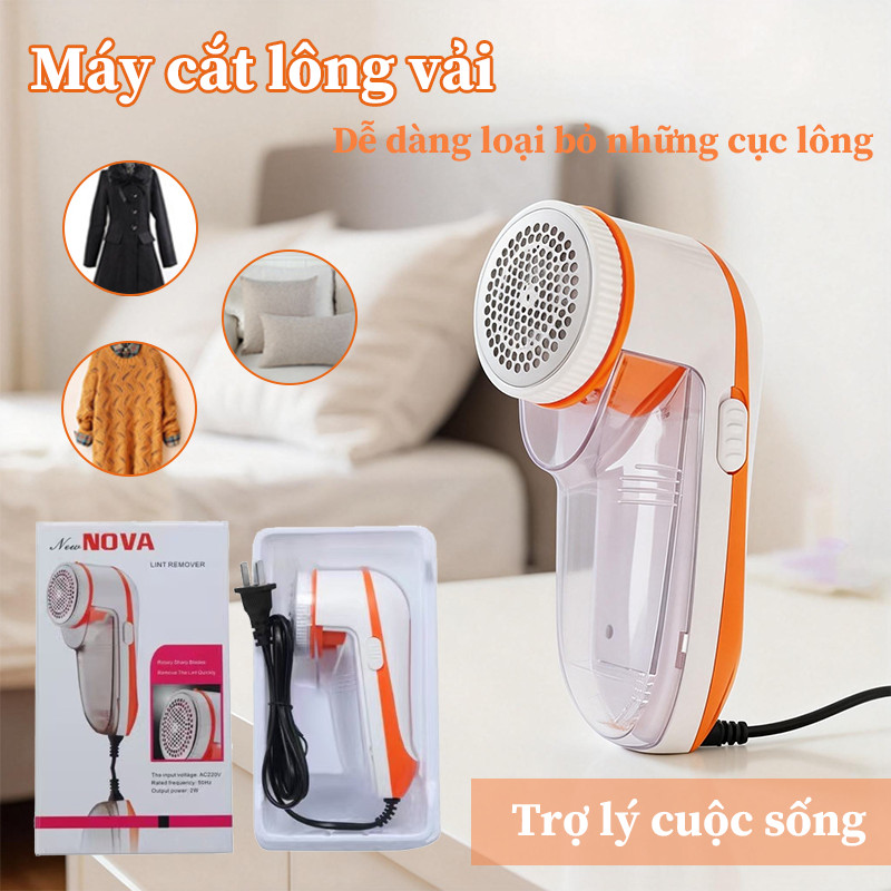 Máy Cắt Lông Xù & Xơ Vải Quần Áo Cầm Tay Sạc Điện - Sạc Điện Tiện Lợi, Cắt Mọi Loại Vải, Giúp Quần Áo Luôn Mới