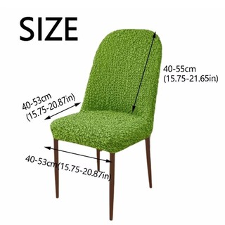 [CRUSH] Vỏ bọc ghế co giãn, Vỏ bọc ghế ăn Jacquard co giãn, Vỏ bọc ghế nhà bếp bằng vải thun mềm mại