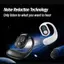 QIUWU 180° Xoay HiFi Stereo Chống Nước Không Dây Dẫn Truyền Không Dây Tai Nghe Đơn Mang Tai Nghe Giảm Tiếng Ồn Tai Nghe Có MIC.
