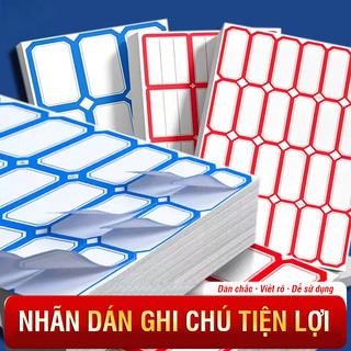 Nhãn dán văn phòng set 50 tem dán hiệu quả, giúp ghi chú khoa học, đánh dấu gọn gàng và ghi giá minh bạch