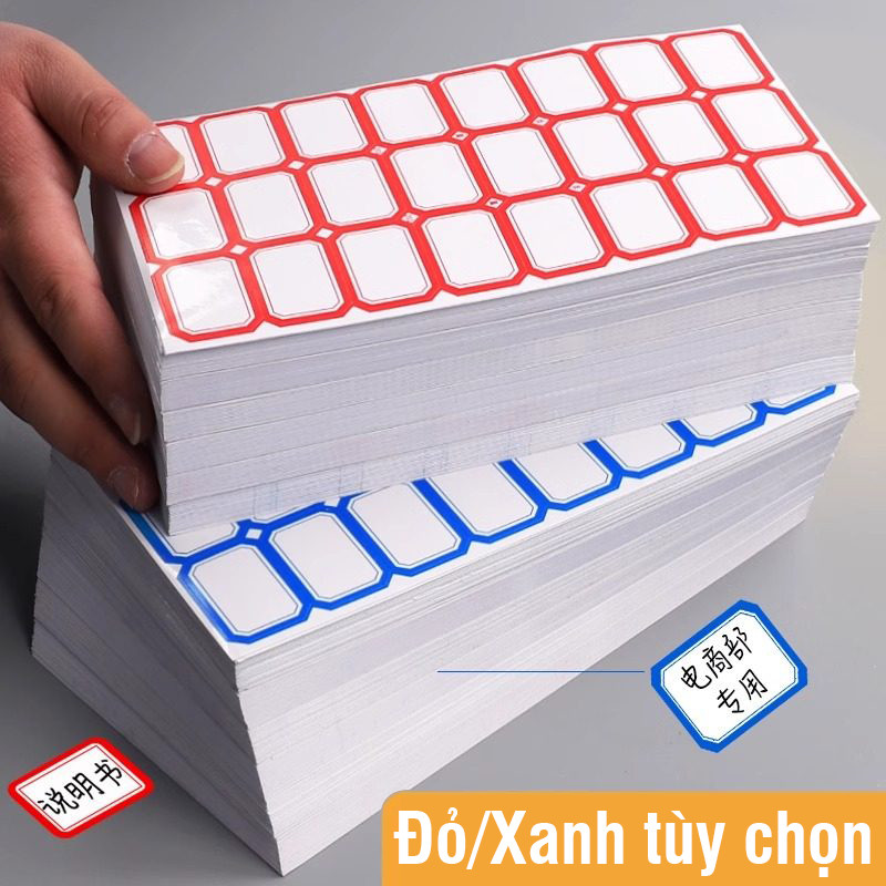 Nhãn dán ghi chú set 50 tem dán siêu tiện lợi, dùng để đánh dấu và ghi giá, chất liệu bền dùng lâu