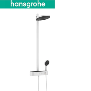 Bộ sen tắm điều nhiệt Hansgrohe Pulsify S 2602jet với ShowerTablet Select 400, vòi sen lớn trên cùng, cột sen 24240007