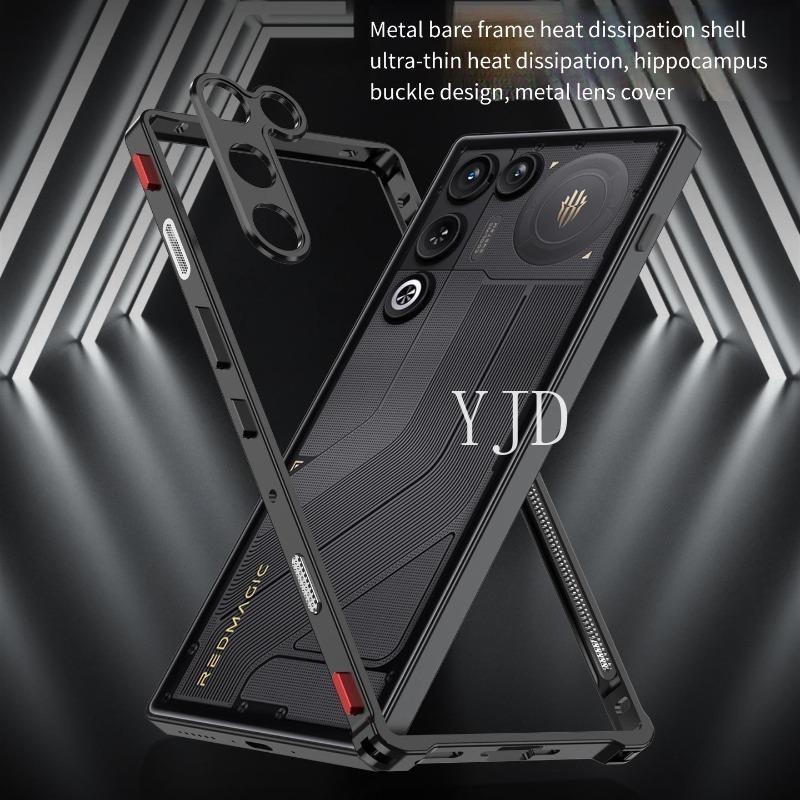Ốp YJD Cho RedMagic 11 Air Metal Khung Trần Tản Nhiệt Chống Rơi Vỏ Điện Thoại