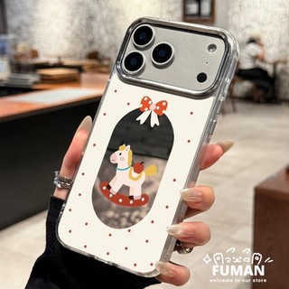 Ốp Điện Thoại Gương Pony Dễ Thương Cho IQOO 15 13 12 Pro 11 11s Neo 10 9s Pro Plus 9 8 Pro 7 6 SE 5 Lite 3 Phim Hoạt Hình Chấm Nơ Vỏ Mềm Trong Suốt