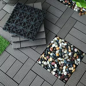NS DIY Sàn Gỗ Nhựa Cho Ban Công Phòng Tắm Sân Vườn Sân Vườn Sân Vườn - Nối Ngoài Trời Chống Thấm Nước Chống Trơn Trượt Thảm NS